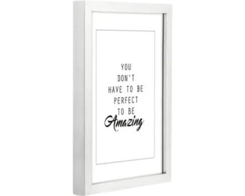Ingelijste afbeelding met het citaat: Je hoeft niet perfect te zijn om geweldig te zijn
