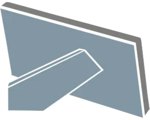 Achteraanzicht van een fotolijst met standaard