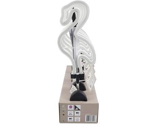 Neonlamp in de vorm van een flamingo