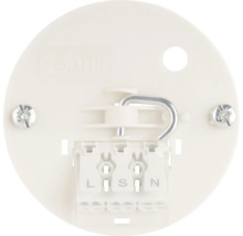 Plafondaansluitdoos met schroeven en klem voor elektrische installaties