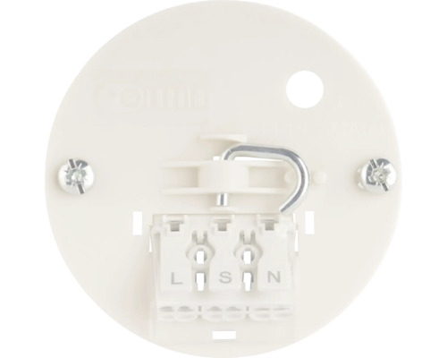 Plafondaansluitdoos met schroeven en klem voor elektrische installaties