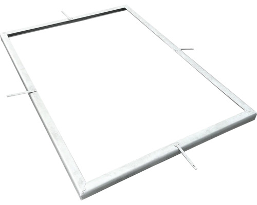 Metalen frame met bevestigingslipjes