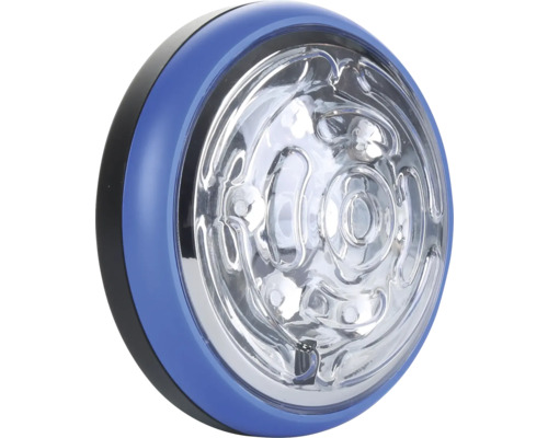 Ronde ledlamp met blauwe rand