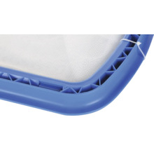 Zwembadschepnet met blauw frame en wit net