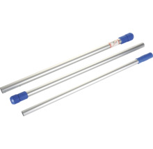 Drie telescopische stelen van aluminium