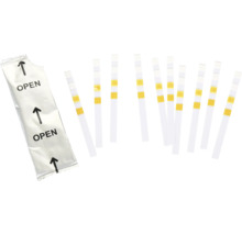 Teststrips met gebruiksaanwijzing