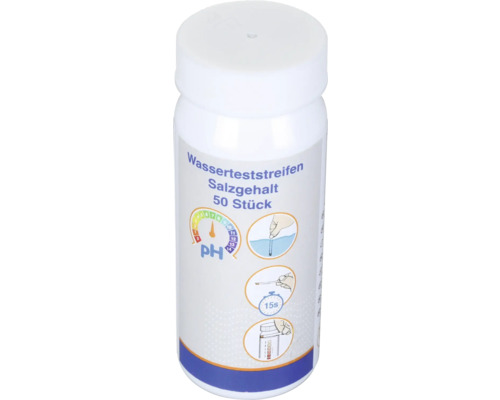 Waterteststrips voor zoutgehalte, 50 stuks