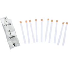 Individueel verpakte teststrips