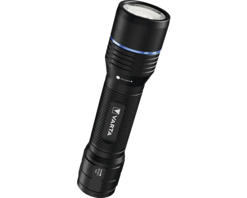 VARTA Zaklamp Night Cutter Pro F20R oplaadbaar 1000 lumen Varta Logo Zaklamp met focusfunctie en USB Type C-aansluiting