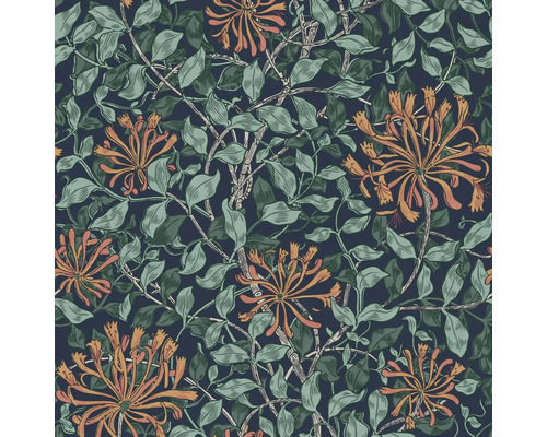 Behang met kamperfoeliemotief