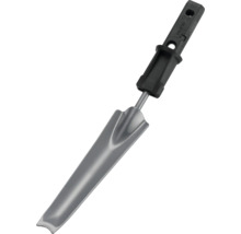 Metalen planttroffel met zwart handvat