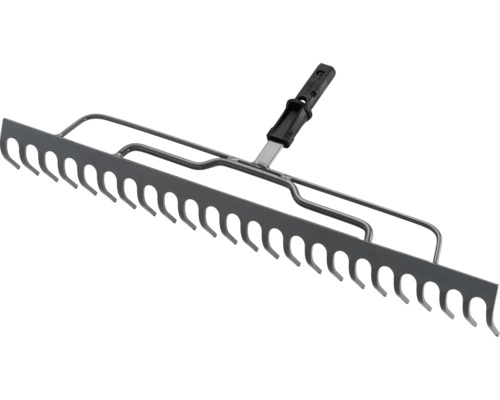Metalen hark met kunststof handgreep voor de tuin