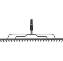 Metalen grondrechen met tanden