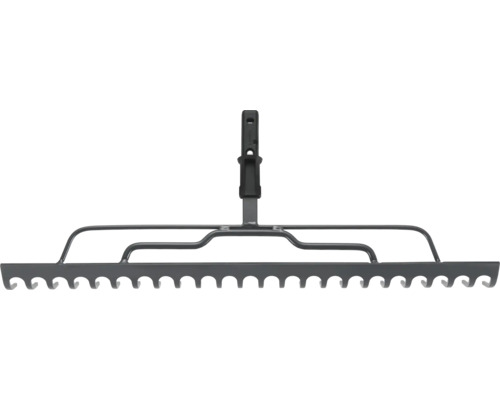 Metalen grondrechen met tanden