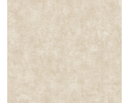 A.S. CRÉATION Vliesbehang 38922-8 Hygge 3 effen pleister metaal crème beige Behang met structuur in subtiel ontwerp