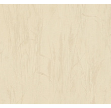 Beige textielbehang met lichte structuur