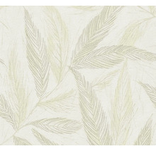 Behang met bladerpatroon