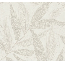 Behang met bladerenpatroon