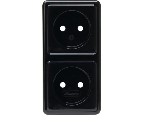 Dubbel stopcontact voor gebruik binnenshuis