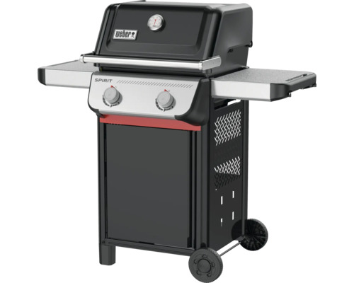 Weber Spirit gasbarbecue met twee branders, thermometer en zijtafels
