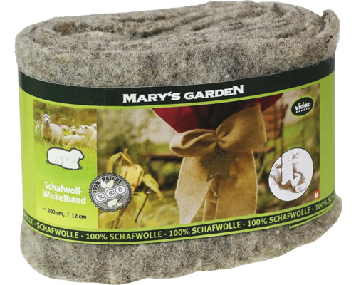 Mary's Garden schapenwolwikkelband, 200 cm lang en 12 cm breed