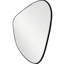 Onregelmatige spiegel met zwarte lijst