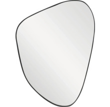 Onregelmatige spiegel met zwarte lijst