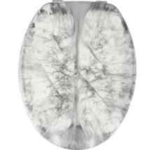 Toiletdeksel met marmeren effect