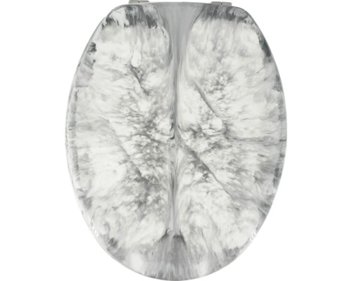 Toiletdeksel met marmeren effect