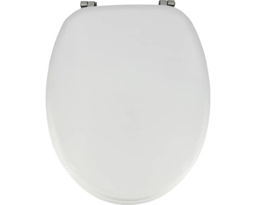 Toiletdeksel van kunststof met bevestiging
