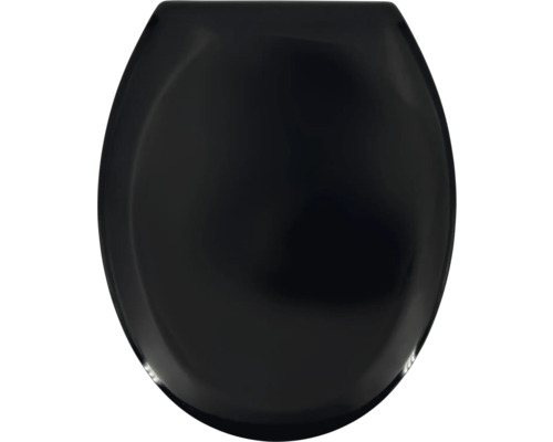 ADOB Wc-bril Limone zwart Toiletbril in ovale vorm