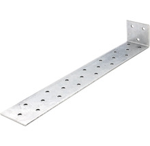 Metalen hoekverbinder met gaten