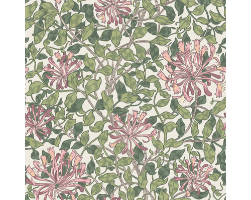 Behang met kamperfoeliemotief