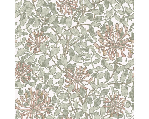 Naadloos patroon met kamperfoeliebloemen en bladeren