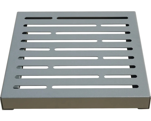 Vierkant rooster van metaal met sleuven