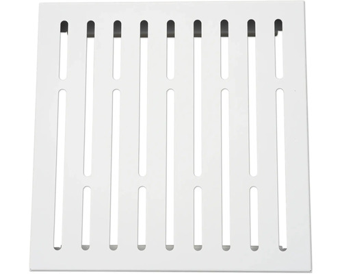 Metalen radiatorafdekking met gleuven