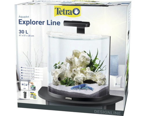 Verpakking van de Tetra AquaArt Explorer Line 30 liter design aquariumset