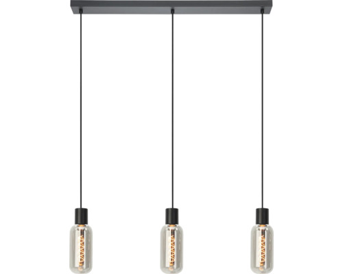 Drievoudige hanglamp met decoratieve gloeilampen