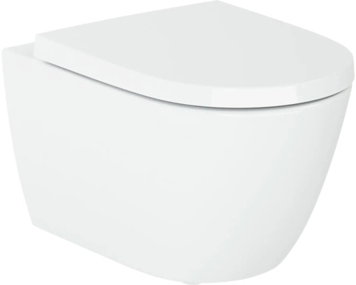 Wandcloset met diepspoeling en toiletzitting