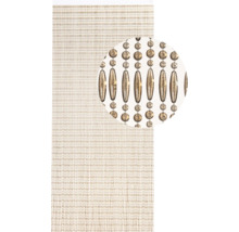 Decoratief draadgordijn met parel- en sier elementen