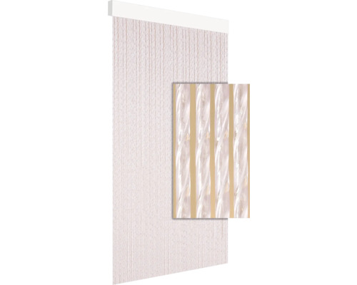 Gordijn van strengen met patroon