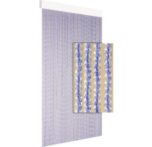 Gordijn met streepmotief als deur- of kamerverdeler