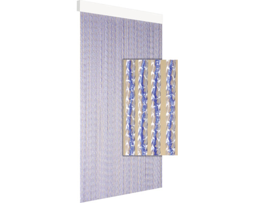 Gordijn met streepmotief als deur- of kamerverdeler