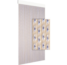 Decoratief draadgordijn met kunststof strengen en bevestigingsrail