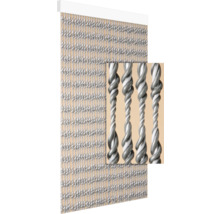 Decoratief deurgordijn van gedraaide strengen