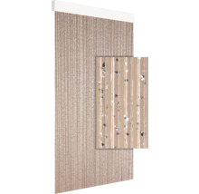 Decoratief lamellen deur gordijn met glittereffect