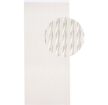 Wit lamelgordijn met spiraaleffect