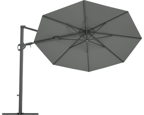 Vrijhangende parasol met stalen frame