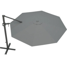 Vrijhangende parasol met metalen frame en stoffen bekleding