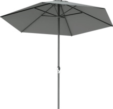 Grijze vierkante parasol